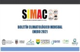 BOLETÍN CLIMATOLÓGICO MENSUAL ENERO 2021cdiac.manizales.unal.edu.co/inicio/publicaciones/BCM 2021...El boletín climatológico mensual del SIMAC para de enero 2021 presenta el comportamiento