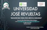 Universidad José Revueltas - UJR2020/03/19  · UNIVERSIDAD JOSÉ REVUELTAS “EDUCACIÓN PARA TODOS, POR EL BIEN DE LA HUMANIDAD” Municipio de Nezahualcóyotl, Estado de México,