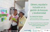 Género, equidad e inclusión en la gestión de bosques y ...€¦ · En el marco del Programa Bosques Andinos, se realizó en el año 2016 un estudio en las comunidades altoandinas