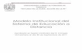 Modelo Educativo del Sistema de Educación a Distancia UJAT1.1 Contexto Internacional de la Educación a Distancia En este apartado se presentan las formas organizativas clásicas