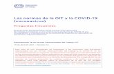 Las normas de la OIT y el COVID-19 (coronavirus)ed_norm/@normes/...de protección, que, en el contexto nacional, pueden servir para mitigar mejor el impacto socioeconómico de la crisis
