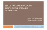 Ley de Faraday - usalumno.us.es/javlintor/files/ELMO/Ley_de_Faraday.pdf · 2019. 9. 16. · ¨ Ley de Faraday: “en un circuito conductor atravesado por un campo magnético variable