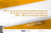Pronunciamientos Internacionales de Formaciónimcp.org.mx/wp-content/uploads/2017/05/Pronunciamientos...Dr. Carlos González López Director de la Facultad de Contaduría y Administración