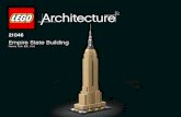 Empire State Building - Lego...una de las siete maravillas del mundo moderno y en 2007 obtuvo el primer lugar en la lista “Arquitectura favorita de Estados Unidos”, elaborada por
