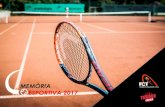 MEMÒRIA ESPORTIVA 2017²ria-Esportiva-2017-1.pdfCatalunya Tennis Resort 4. CIT Cornellà ... (Setembre 2017) 1.-PROGRAMES ESPORTIUS 6. Superjornada Homenatge JORDI ARRESE (Setembre