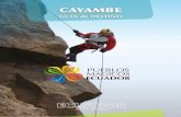 CAYAMBE - ViajaEcuador 2021. 5. 2.¢  El Parque Nacional Cayambe - Coca se localiza al norte del Ecuador,