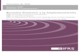 Revisión Posterior a la Implementación · 2021. 4. 7. · una revisión de la investigación relevante, incluyendo la literatura académica, acerca del efecto sobre la información