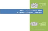 3er. Informe de Actividades de actividades... · 2010. 1. 13. · Tercer Informe de Actividades 2008 M.C. Miguel Ángel Hernández Rivera ... Programa Institucional de Tutorías ...