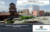 Informe de Avance de Compromisos - Alcaldía de Medellín · 2019. 3. 13. · Informe de Avance de Compromisos INFORME DE GESTIÓN 2018 PLAN DE ORDENAMIENTO TERRITORIAL ACUERDO 048
