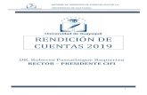 RENDICIÓN DE CUENTAS 2019 - Universidad de Guayaquil · 2020. 9. 29. · INFORME DE RENDICIÓN DE CUENTAS 2019 DE LA UNIVERSIDAD DE GUAYAQUIL 3 Capítulo I: Información General