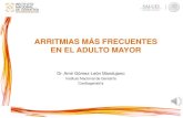 ARRITMIAS MÁS FRECUENTES EN EL ADULTO MAYORinger.gob.mx/pluginfile.php/1682/mod_resource/content/19/... · 2020. 3. 4. · ARRITMIAS EN EL AM El crecimiento demográfico de la población