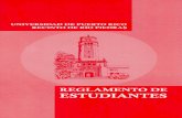 REGLAMENTO DE - Senado Académicosenado.uprrp.edu/wp-content/uploads/2019/02/... · 2019. 2. 21. · REGLAMENTO DE ESTUDIANTES RECINTO DE &O PIEDRAS IJNWERS1DA.D DE PUERTO RICO Contiene