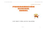 PROGRAMACIÓN GENERAL ANUAL · 2019. 11. 20. · PROGRAMACIÓN GENERAL ANUAL. CP Rey Pelayo (Gijón) PGA curso 2019 - 2020 ... - Peores calificaciones en 5º y 6º de Primaria. ...