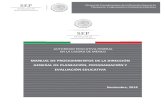 Educación | Gobierno | gob.mx - MANUAL DE PROCEDIMIENTOS DE LA DIRECCIÓN GENERAL DE … · 2021. 5. 8. · Manual de Procedimientos de la Dirección General de Planeación, Programación