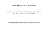 República de Honduras - UNESCO · 2021. 1. 30. · Cuarto reto: formación inicial y permanente de docentes.....53 2.1.5. Quinto reto: inclusión a la sociedad y la economía del
