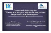 Universidad Pedagógica Nacional. Cuernavaca, Morelos ...upnmorelos.edu.mx/2013/documentos_descarga_2013/... · Las personas adultas mayores son una población vulnerable, que necesitan