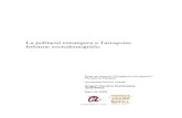 La població estrangera a Tarragona: Informe sociodemogràfic · 2020. 6. 8. · 7 1. Presència de la població estrangera Presència : El percentatge de població estrangera a Tarragona