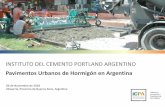 Pavimentos Urbanos de Hormigón en Argentina · 13 | ICPA - Pavimentos Urbanos de Hormigón en Argentina | 06-11-2018 AÑO 1937 – SE ALCANZAN LOS 15 MILLONES DE M2 EN PAVIMENTOS