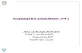Tema 8. La Psicología del Psicópatabiblioteca.esucomex.cl/RCA/Psicopatología de la conducta delictiva.pdfPsicopatología de la Conducta Delictiva (10281) Tema 8. La Psicología