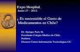 TIPO DE LLAMADA TOTAL: 14.217 llamadas - Expo Hospital...Expo Hospital. Junio 27 - 2012. ¿ Es sustentable el Gasto de Medicamentos en Chile? Dr. Enrique Paris M. Presidente Colegio