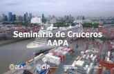 Seminario de Cruceros AAPA AAPA V2.pdfÍndice de eficiencia energética de proyecto de la Organización Marítima Internacional (OMI) • 2017: 33 ESI y 1 GA • 2018 : 144 ESI •