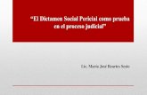 “El Dictamen Social Pericial como prueba en el proceso judicial”escuelajudicial.justiciacordoba.gob.ar/wp-content/... · 2018. 6. 13. · En el proceso de intervención pericial,