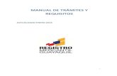 MANUAL DE TRÁMITES Y REQUISITOS - Gob...I.2 PRESENTACIÓN Esta primera edición del Manual de Trámites y Requisitos del Registro Mercantil de Guayaquil, nace de la necesidad de contar