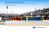 AERZEN RENTAL SOLUCIONES 100% EXENTAS DE ACEITE...secadores de adsorción, filtros especiales, transformadores y modificaciones para entrega de aire caliente o para gases neutrales.