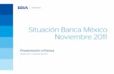 Presentación a Prensa - BBVA Research...voluntario bancario (vista y plazo) y no bancarios (socs de inversión de deuda). De enero a agosto de 2011 este ahorro registró un crecimiento