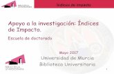 Apoyo a la investigación: Índices de Impacto, visibilidad, etc. · 2020. 2. 28. · Emilio Delgado López-Cózar (2012) Reunión de de revistas Universidad de Navarra uniR Filosofía