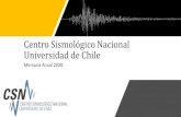 Centro Sismológico Nacional Universidad de Chile...ítem 03, asignación 018, de Universidad de Chile –Red sismológica, lo cual fue informado al CSN a través del Oficio N 798