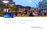 Philips - Tarifa Luminarias 2007 - Lighting a greener future