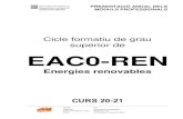 Cicle formatiu de grau superior de EAC0-RENinstitutperemartell.cat/wp-content/uploads/2020/09/EAC0... · 2020. 9. 14. · M1 Subestacions elèctriques M2 Telecontrol i automatismes