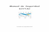 Manual de Seguridad ICYTAC · 2020. 9. 9. · hojas de seguridad en la Carpeta de Seguridad del laboratorio: Toda hoja de seguridad de un reactivo o droga debe contener al menos los
