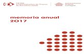 Memoria anual 2017ventanillaunica.cafbl.cat/documents/Memoria anual 2017es.pdf · 2020. 2. 17. · Memoria anual 2017 4 Quiero agradeceros que nos acompañéis en esta Junta General