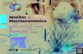 Monitor Macroeconómico - Febrero 2021 · 2021. 7. 7. · Monitor Macroeconómico - Febrero 2021 Cámara Nacional de Industrias 6 - 7 - Bolivia: Tasa de variación acumulada del IGAE