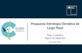 PropuestaEstrategiaClimáticade Largo Plazo · económicos indirectos por disminución de la contaminación en los territorios. •Regiones: Tarapacá, Antofagasta, Metropolitana,