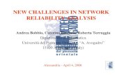 NEW CHALLENGES IN NETWORK RELIABILITY ANALYSIS