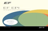 EF EPI€¦ · 05 07 09 11 25 35 45 53 55 57 60 61 63 65 66 Forma parte del EF EPI: Realiza el examen EFSET de forma gratuita en efset.org . RESUMEN EJECUTIVO En el 2015 el inglés