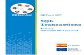 DBTechNet DBTech VET · 2014. 12. 8. · El comando SQL puede implicar una o más sentencias SQL. La/s sentencia/s SQL del comando son analizadas en base a los metadatos de la base