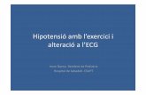 Hipotensió amb l’exercici i alteració a l’ECG · 2011. 5. 25. · CCEE Cardiologia FEBRER‐MAIG 2011 Exploracions complementàries (3): Prova esforç (24/2/11): Intolerància