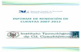 INFORME DE RENDICIÓN DE CUENTAS 2007-2012dgest.gob.mx/archivos/irc/informerendicion2007-2012... · 2013. 5. 3. · Informe de Rendición de Cuentas 2007-2012 8 Capítulo II Introducción