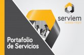 Serviem Portafolio de serviciosserviem.com.co/.../Serviem-Portafolio-de-servicios-web.pdf · 2020. 4. 23. · Consultoría y asesoría de estrategias técnicas y acciones orientadas