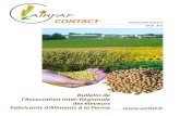 CONTACTAIRA Régions AIRA contact - n3 - 2018 1 141 échantillons de céréales analysés 141 échantillons au total, 60 d'orge, 58 de blé, 23 de Triticale. Les analyses de blés