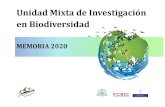 Unidad Mixta de Investigación en Biodiversidad · y biodiversidad en la Cordillera Cantábrica (BOE 11 enero 2008, núm. 10). En enero de 2011 se formalizó un segundo convenio para