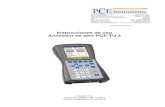 Instrucciones de uso Alineador de ejes PCE-TU 3...INSTRUCCIONES DE USO 6 3. Descripción técnica 3.1. Empleo El sistema de medición PCE-TU 3 se ha creado para comprobar y optimizar