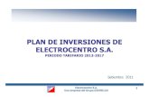 PLAN DE INVERSIONES DE ELECTROCENTRO S.A. · Proyección de la Empresas Distribuidoras de Electricidad Norte –Centro del Perú Demanda. Usuarios Menores Modelos Tendenciales Modelos