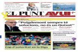 P6-7 “Puigdemont sempre té solucions, no és un Quixot”...DILLUNS · 5 de març del 2018. Any XLIII. Núm. 14567 - AVUI / Any XL. Núm. 13437 - EL PUNT 1,20€ CONTRAPORTADA P40