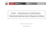 ( Trimestral, Semestral y Cierre ) APLICATIVO WEB · 2016. 9. 26. · 1. Registro de Transferencias Financieras 2. Consulta de registros de Transferencias Financieras 3. Reportes