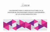 CALENDARIO PARA EL PROCESO ELECTORAL DE LA … 2021_a053_20.pdfElectoral para el proceso electoral 2020 -2021 y se aprueba el modelo que deberán atender los organismos públicos locales